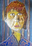 Papier peint - TÊTES (Travail personnel)