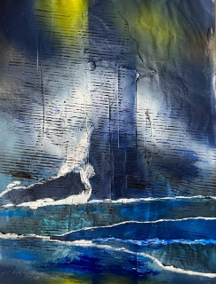 PETITE TEMPÊTE 50 X 72 (Collages) - OMBRES ET LUMIERES 26