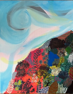 Versant Nord 50 X 70 - Salon des Arts Le Perray